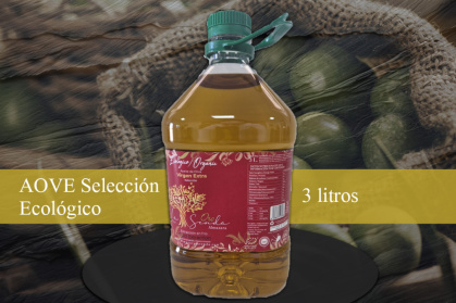 AOVE Selección Ecológico PET de 3 Litros